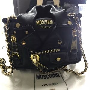 Mini Leather Biker Bag
